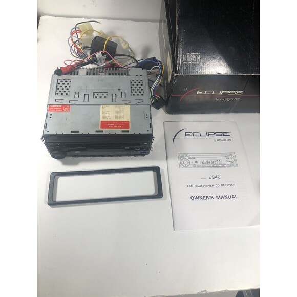 Eclipse ESN-5340 Old School CD Digital Audio Unit ,original box,manual ,plug++ - Picture 1 of 3